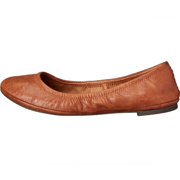 NIB Lucky Brand Women's Emmie Ballet Flat. Bourbon Tan color. Women size 6.5 - Picture 5 of 7